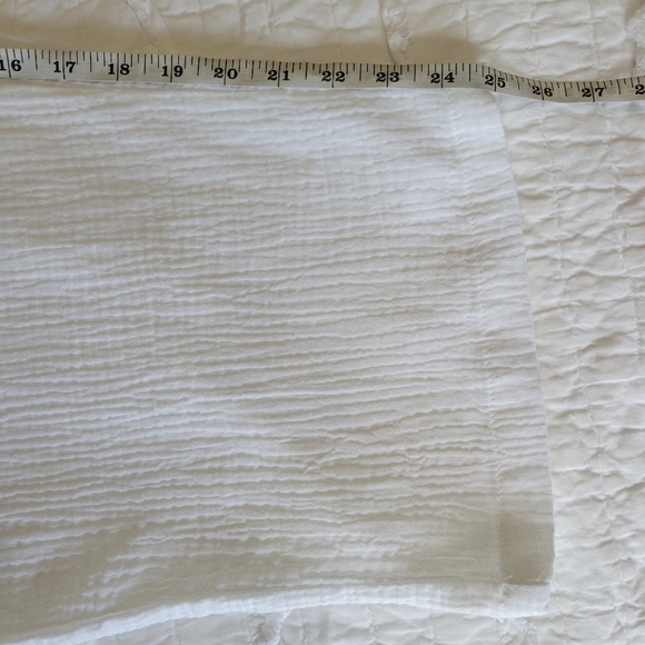 Cynthia Rowley Lightweight 100% Cotton Cropped Pants 2X White NWOT - Picture 11 of 13